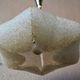 1960s vintage suspension sparkling granulated perspex Mid-Century
