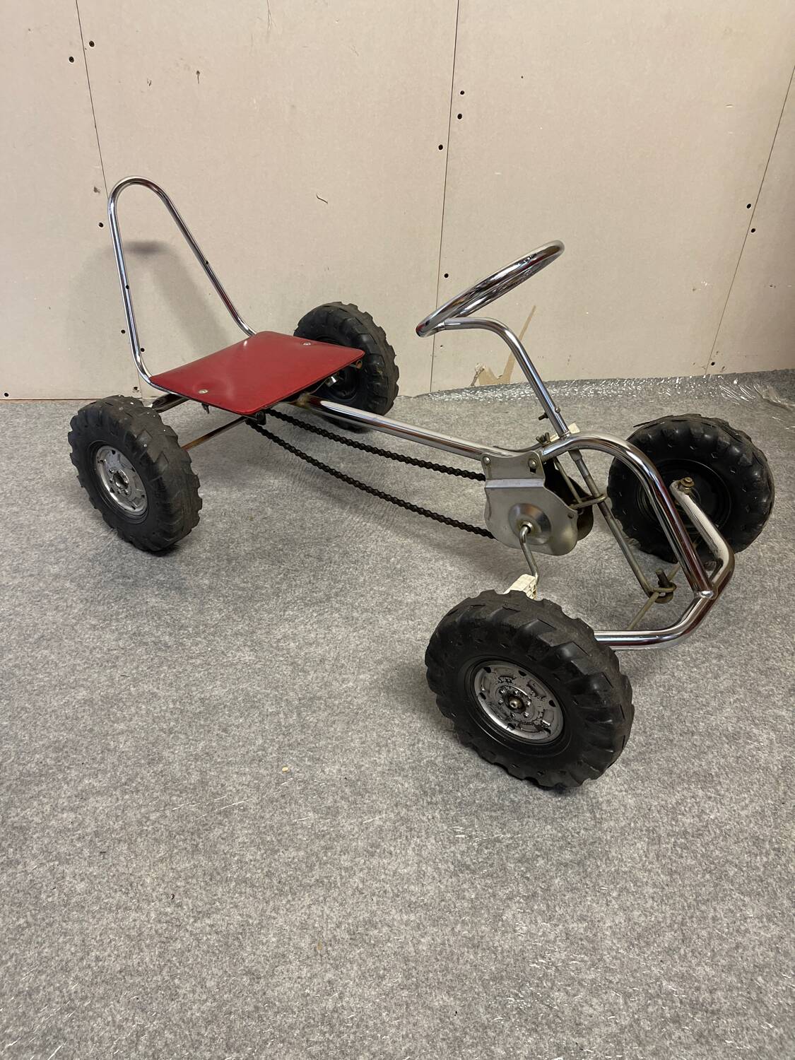 Chromed go-kart 1970'