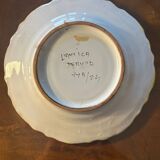 Assiette décorative vintage Deruta céramique - Italie