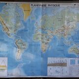 World map, edition M.D.I 1976