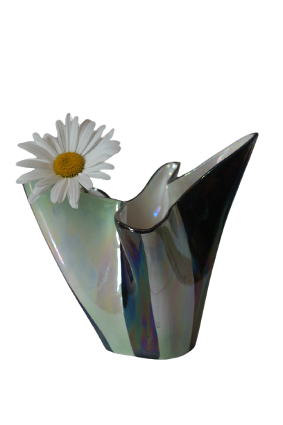 Free-form art deco vase Vincenzo Bertolotti