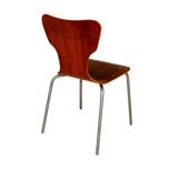 Teak and metal chair Sweden 1960