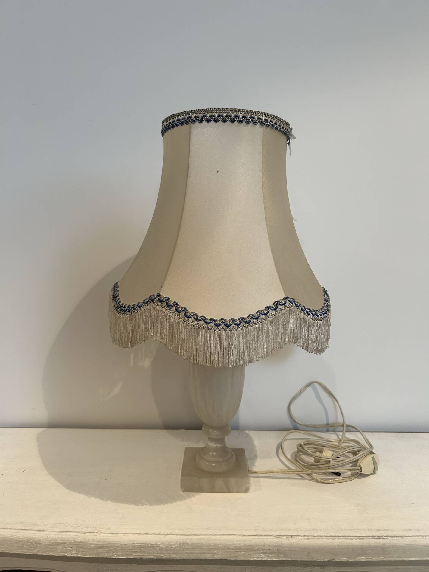 Alabaster table lamp