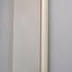 Oval mirror, white laqué wood 1960