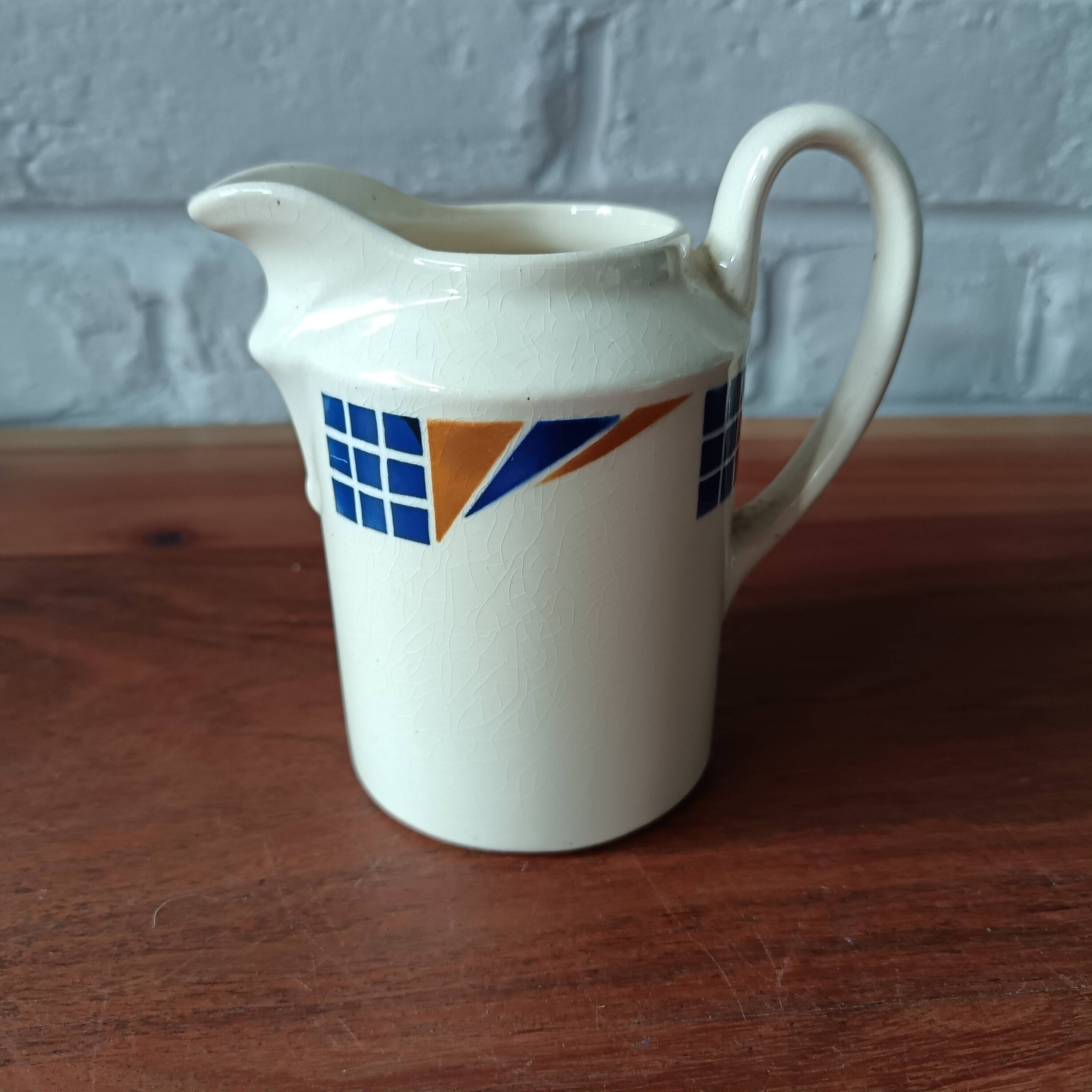 Rare! Complete Badonvillers vintage coffee set from the 1950s, Congo motif