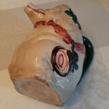 Orchies earthenware pitcher representing a small pig