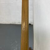 Transat tissus blanc avec structure en bois