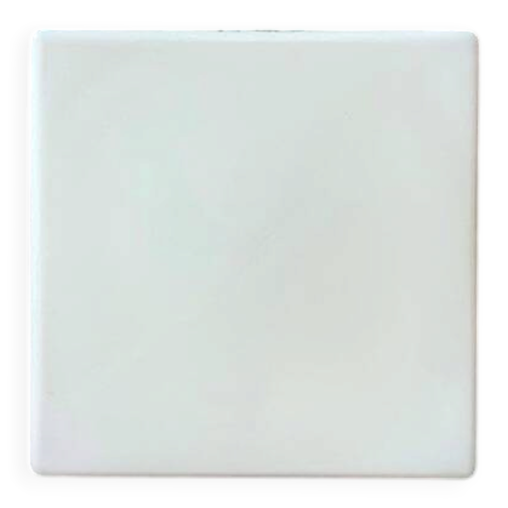 Square vintage opaline ceiling light fixture