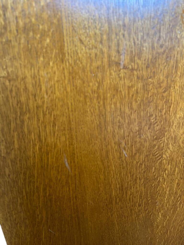Vintage wooden shoe cabinet / flap cabinet