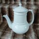 White ceramic coffee pot