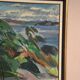 Large original Swedish oil on canvas – "Rocky Shore" – Signed – vintage and framed – 91 × 70 cm (35.8 in × 27.6 in)