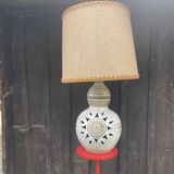 Pierre Pissareff, two-light lamp, signed, Dlg of Georges Pelletier