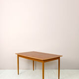 Vintage extendable teak and oak table