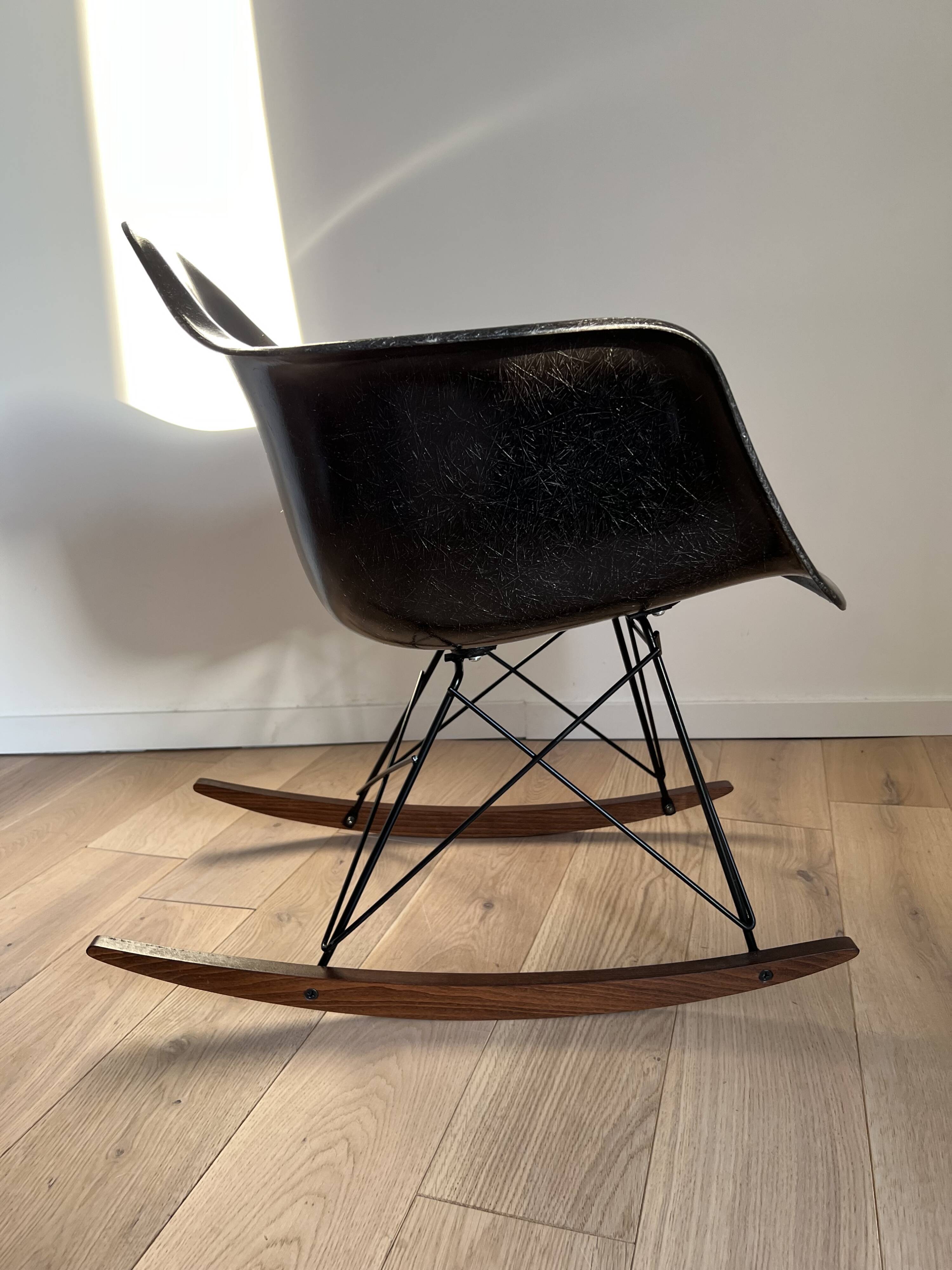 RAR Rocking chair CHARLES ET RAY EAMES Herman Miller US edit 50s design