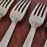 Christofle Set of 4 table forks Gabon Design Fjerdingstad model