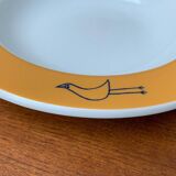 Postmodern German series of flying objects, soup plates by David Palterer and Sieger Design for Arzberg, 1990s, set of 7.