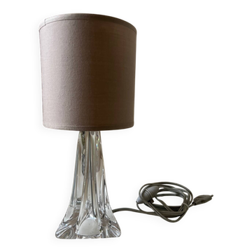Small crystal bedside lamp Daum France