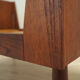 Lit en teck, design danois, années 1970, fabriqué au Danemark