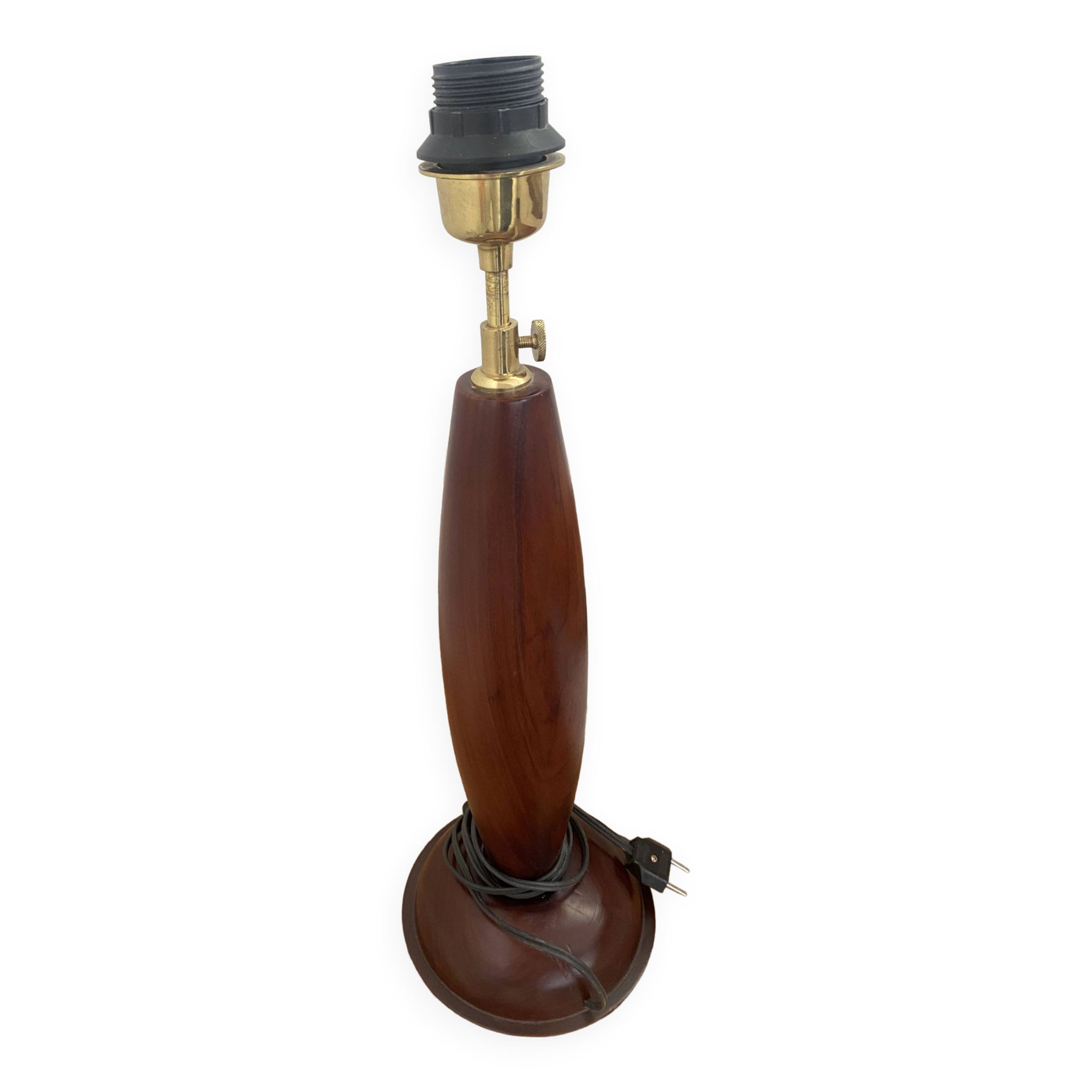 Pied de lampe en teck