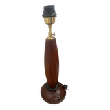 Teak lamp base