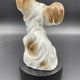 Vintage porcelain dog sculpture IRIS – Romania, 1960s–80s