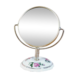 Small mirror psyche bi-face shepherdess of France