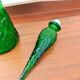 Italian carafe Empoli green with flame stopper