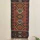 Jute and wool handwoven kilim runner