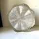 Vintage Scandinavian Midcentury wall or ceiling light in metal & glass