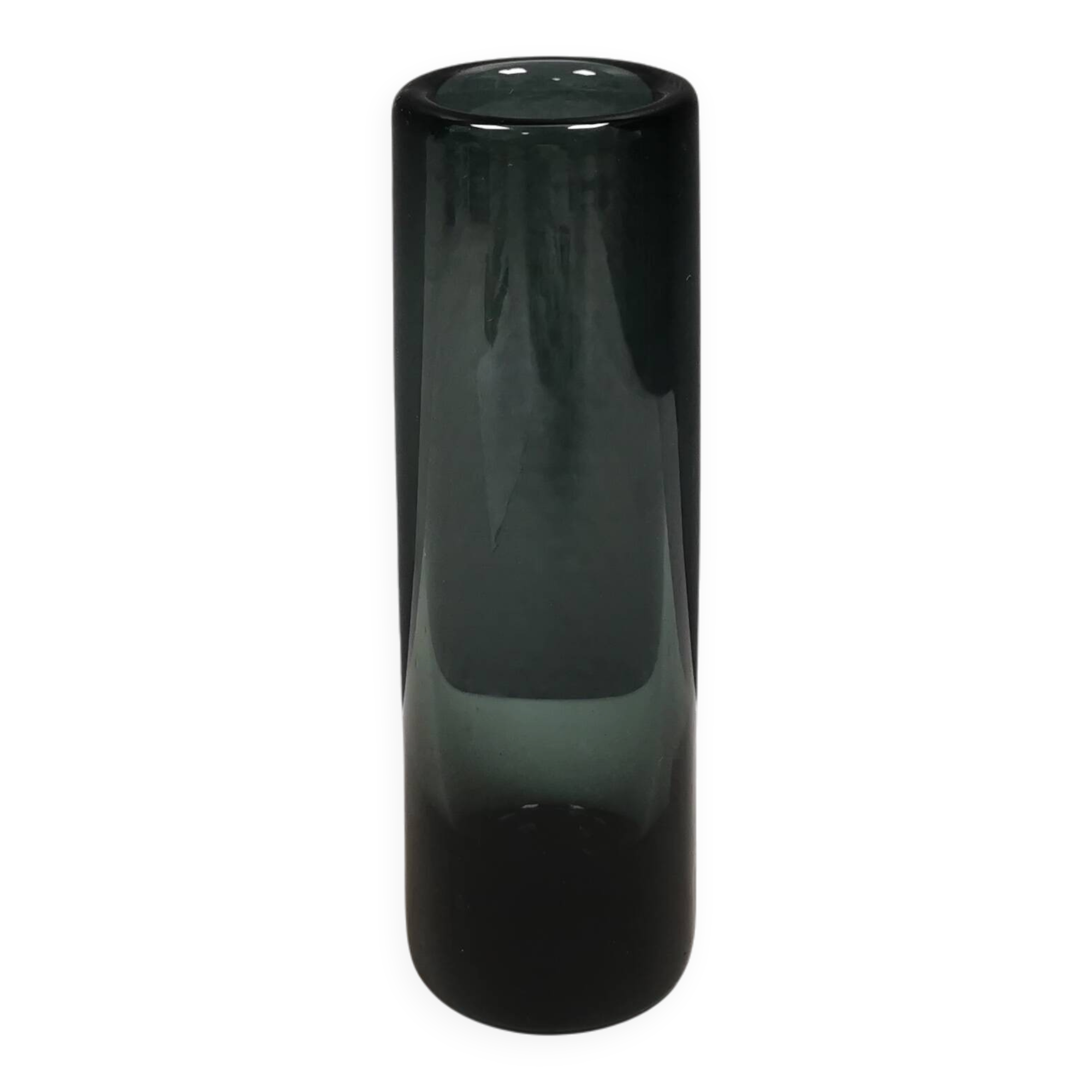 Vase in a ‘smoked’ colour by Per Lütken for Holmegård, 1960, Denmark