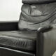 Leather armchair, high model d500 by Hans Olsen for CS Møbler Glostrup Denmark 1960s