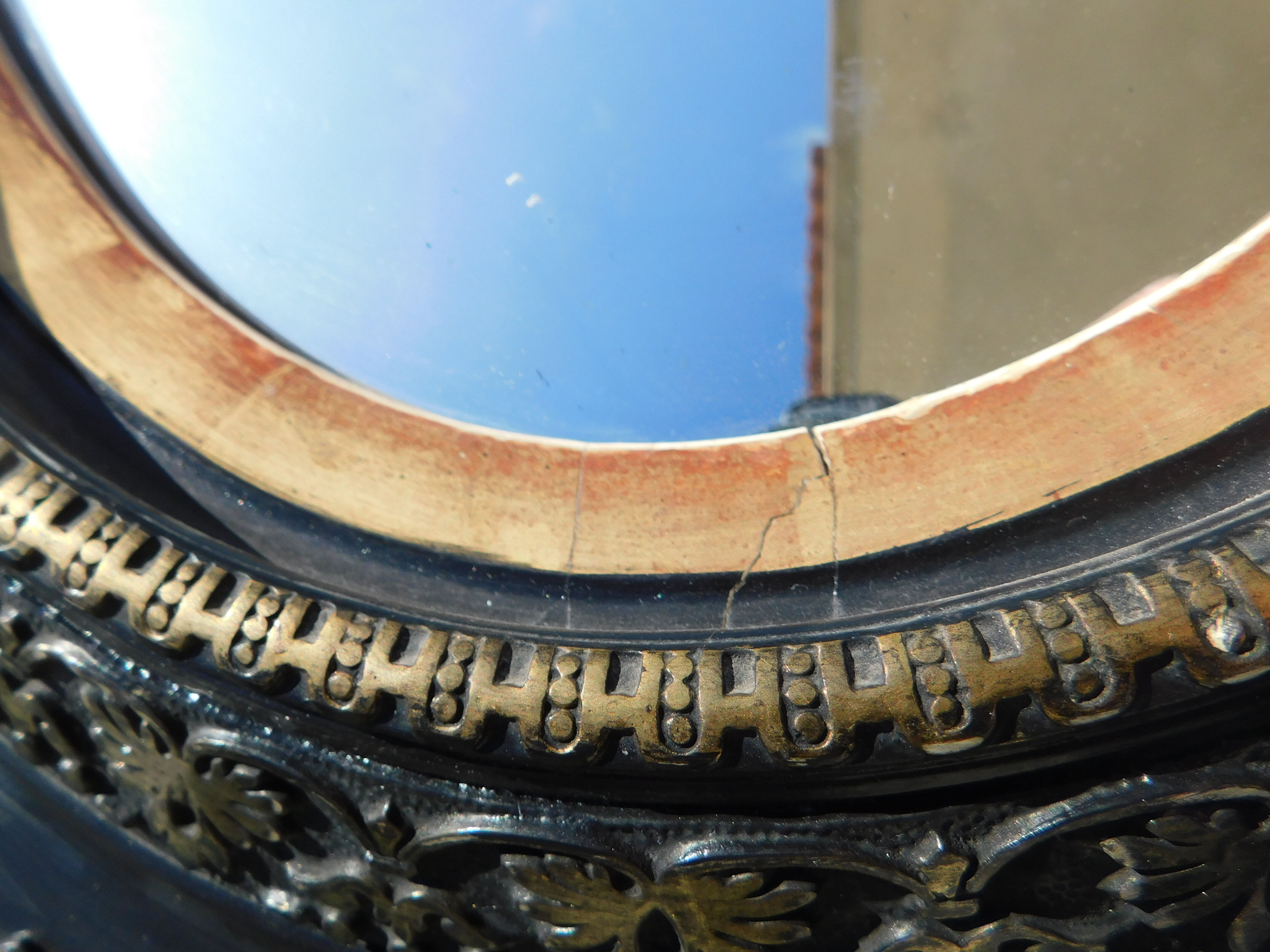 Mirror Napoleon III period 55x65cm