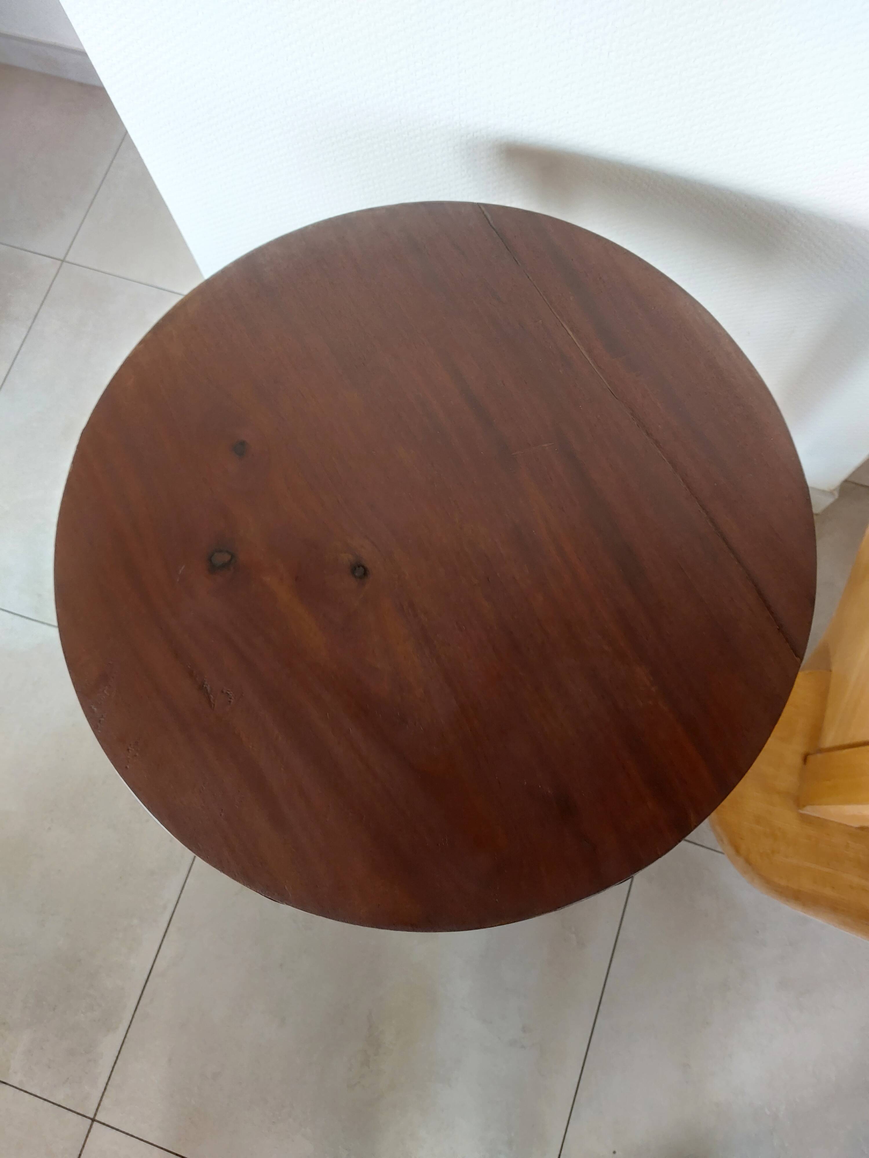 round Art Deco side table