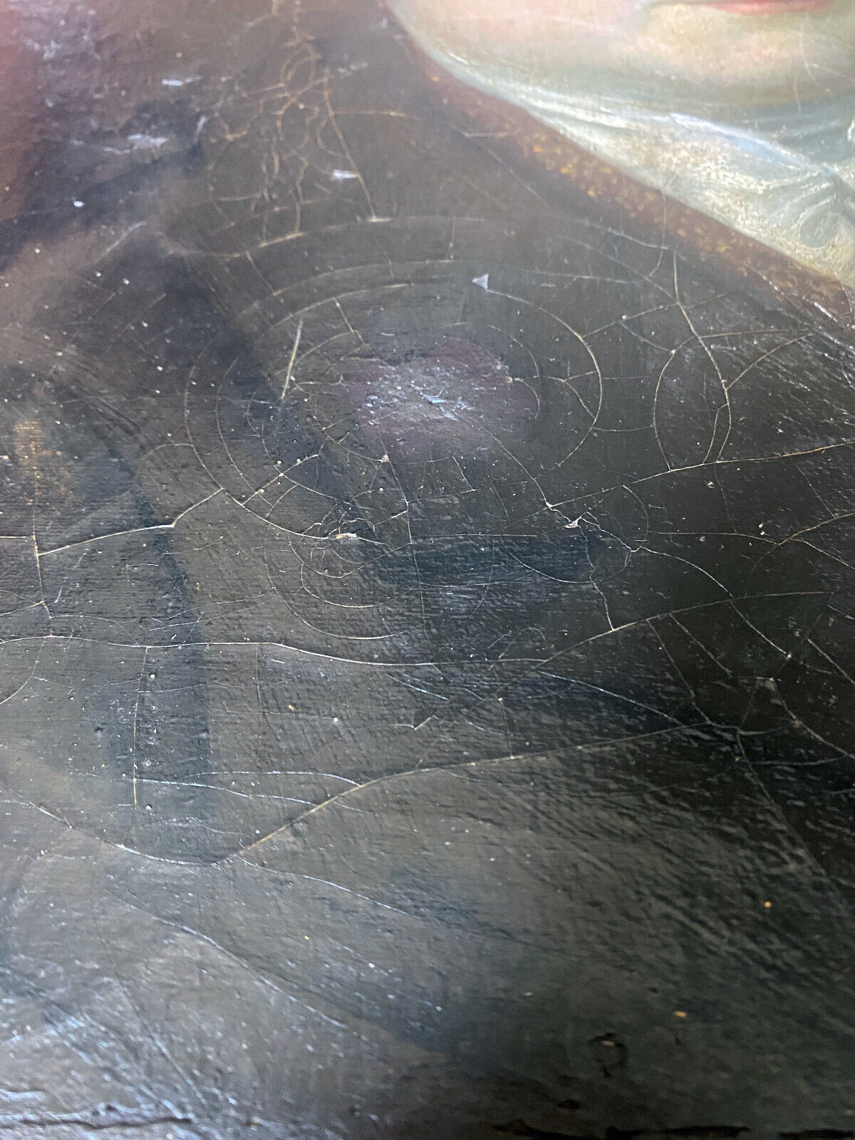 Painting "Portrait of a nobleman with a bow tie" XIX° HST (for restoration)