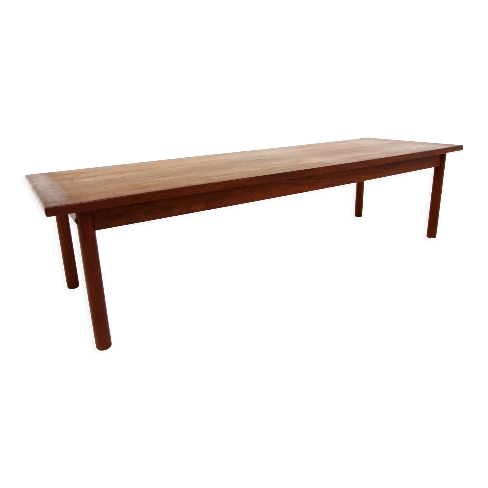 Minimalist teak bench, Sweden, 1960