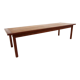 Banc minimaliste en teck Suède 1960