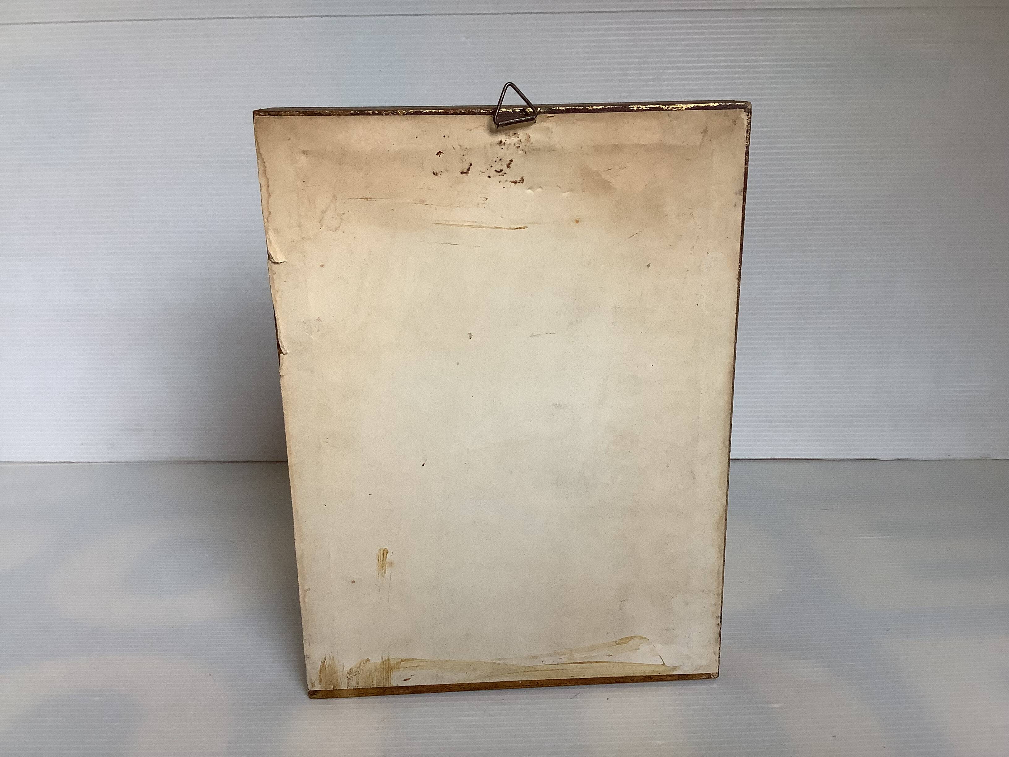 Cadre doré, huile sur panneau "bouquet de fleurs"