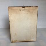 Cadre doré, huile sur panneau "bouquet de fleurs"