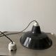 Lot 2 old industrial enamelled suspensions 30 cm