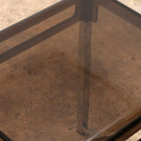 Vintage set of Plexiglas side tables designed in France in the 1960s