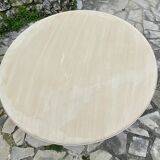 Louis XVI style round table in painted wood