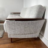 Canapé-lit scandinave du milieu du siècle, années 1960