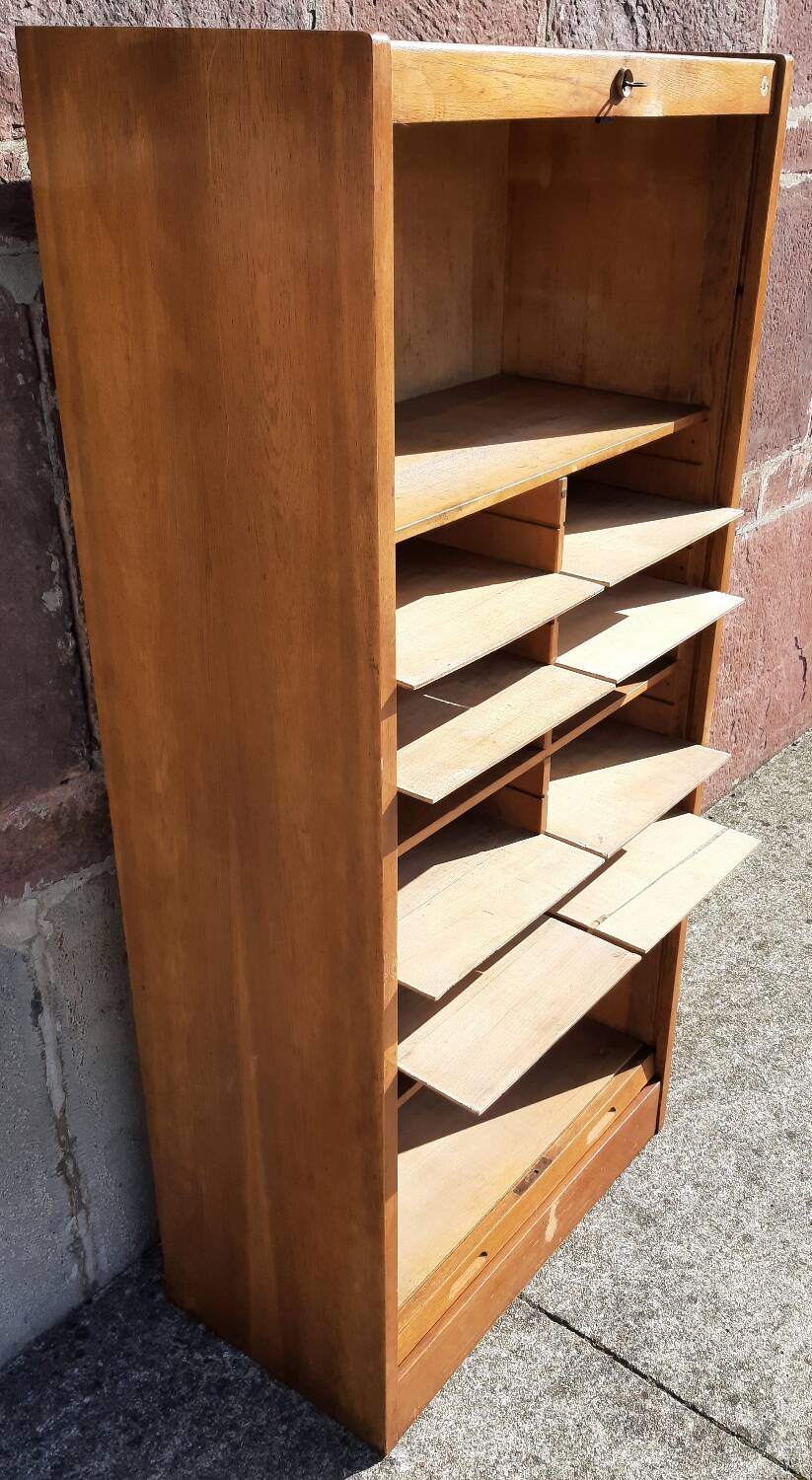 "JB" sliding curtain (notary) filing cabinet