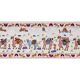 Hand-knotted rug, vintage Turkish rug 50x186 cm
