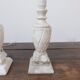 Mid-century white marble swedish table lamp