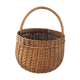 Round wicker basket