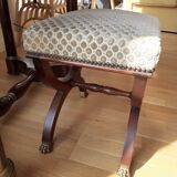 mahogany and marble empire dressing table