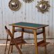 Vintage desk and school chair