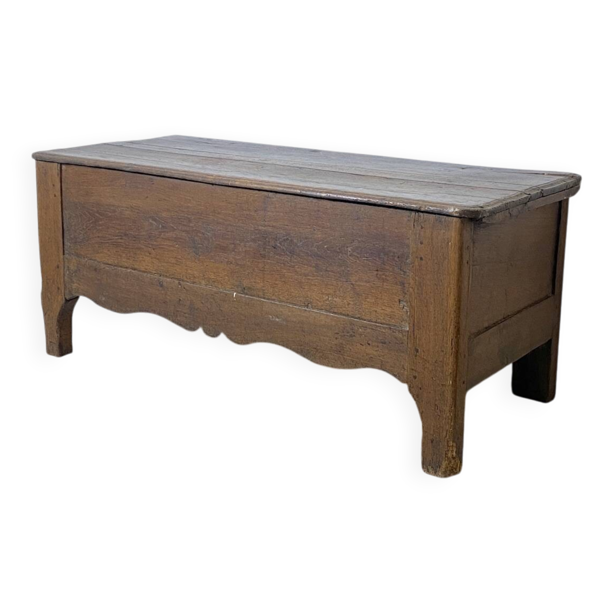 18th century solid oak chest
