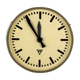 Industrial railway clock by Pragotron, 1960s
